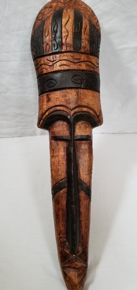 African mask wall decor